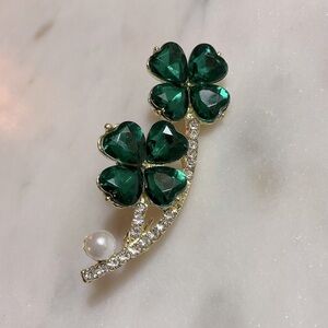 St. Patrick’s Day Clover Broach Pin